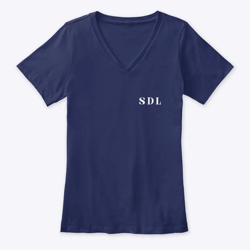 Women's V-neck "SDL" sunset 2 